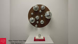 SILVER PLATED WALL SPHERES
