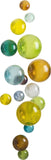 CRACKLE GLASS BALLS WALL SPHERES-SET/16 - Worldly Goods Too