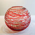 8"  FISHBOWL W/SCARLET COBWEB - Worldly Goods Too