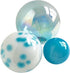 Aqua WW w/Aqua Dots 3-inch Glass Ball