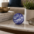 Cobalt Cobweb 3-inch Glass Ball