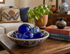 COBALT Set of 5 Decorative Glass Balls