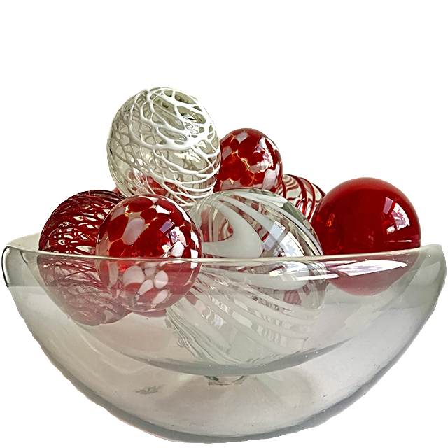 Sphere Set of 9 - Christmas Mix - Worldly Goods Too