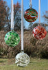 Christmas Ornaments Set of 4 Worldly Goods Glass