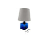 Cube Lamp, Cobalt