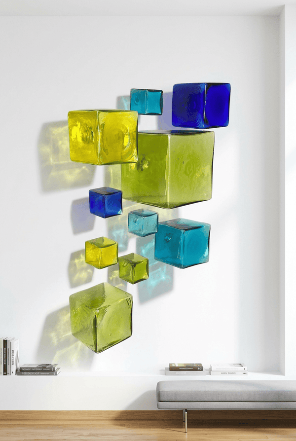 Lime Wall-Multi-Cubes-Worldly Goods Too