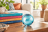 Aqua Luster 3-inch Glass Ball-Worldly Goods Too