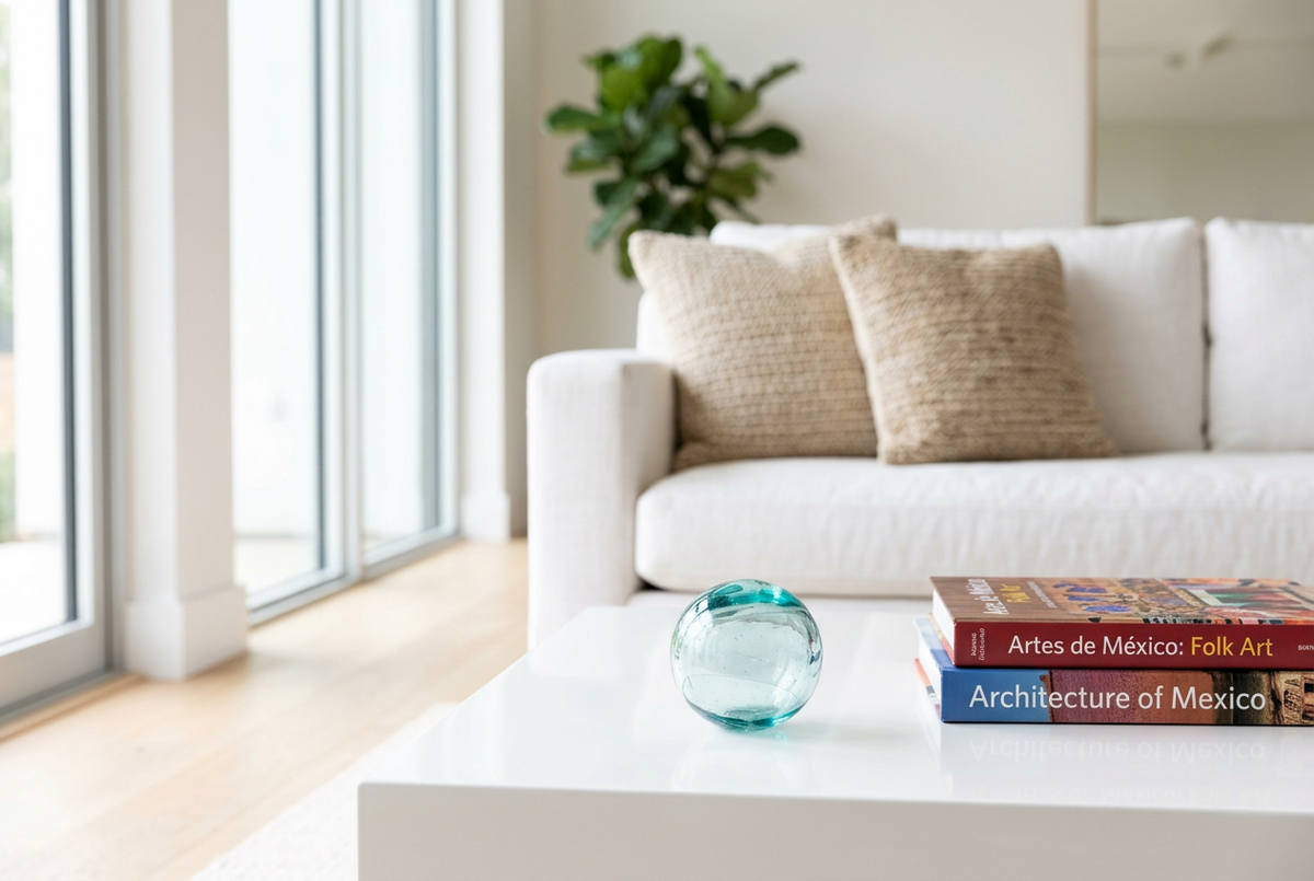 Sky 3-inch Glass Ball-Worldly Goods Too