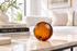 Amber Crackle 3-inch Glass Ball-Worldly Goods Too