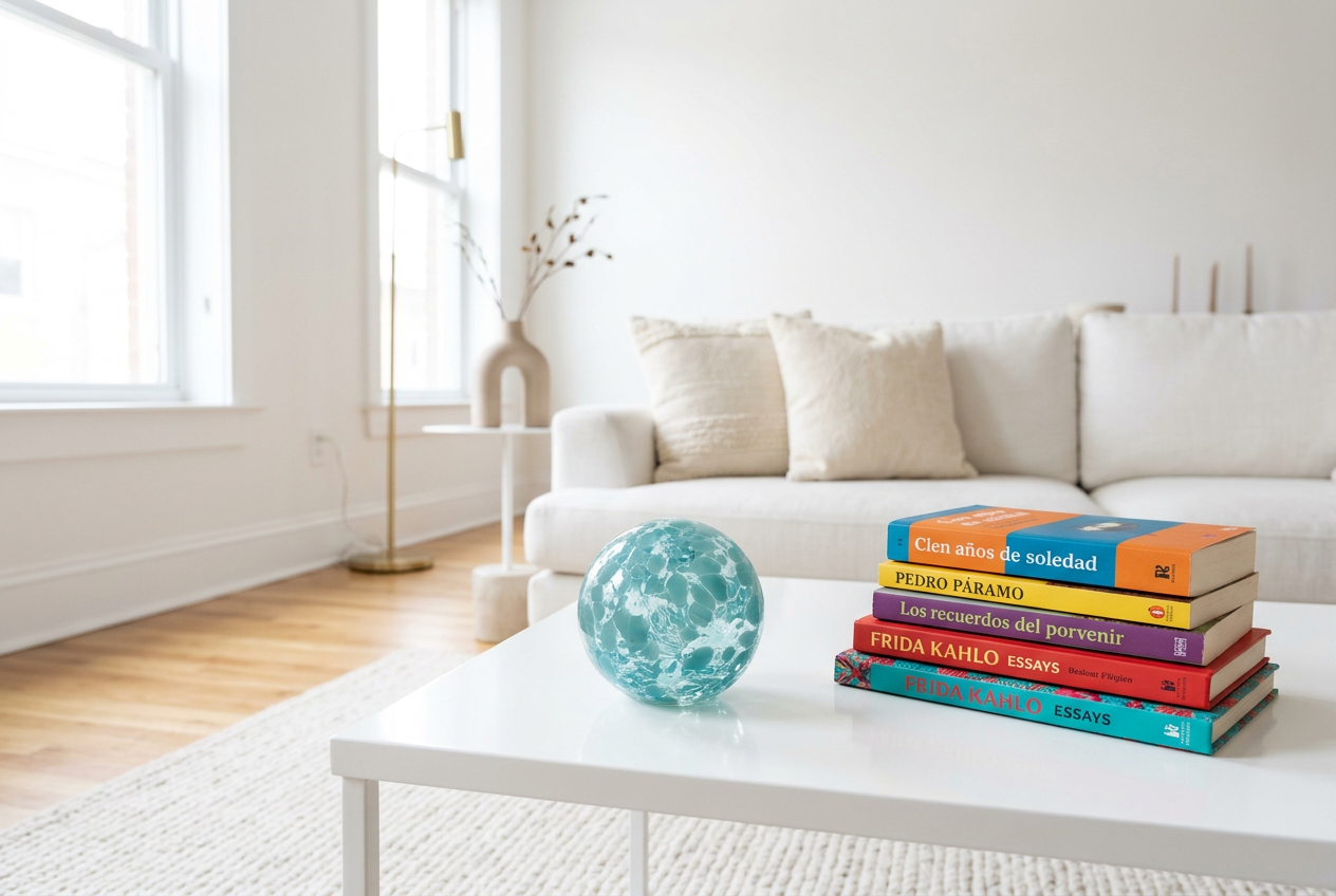 Sky Speckled 4.5-inch Glass Ball-Worldly Goods Too
