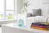 Aqua Threads Clear 4.5-inch Glass Ball-Worldly Goods Too