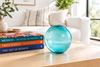 Aqua Luster 6-inch Glass Ball-Worldly Goods Too