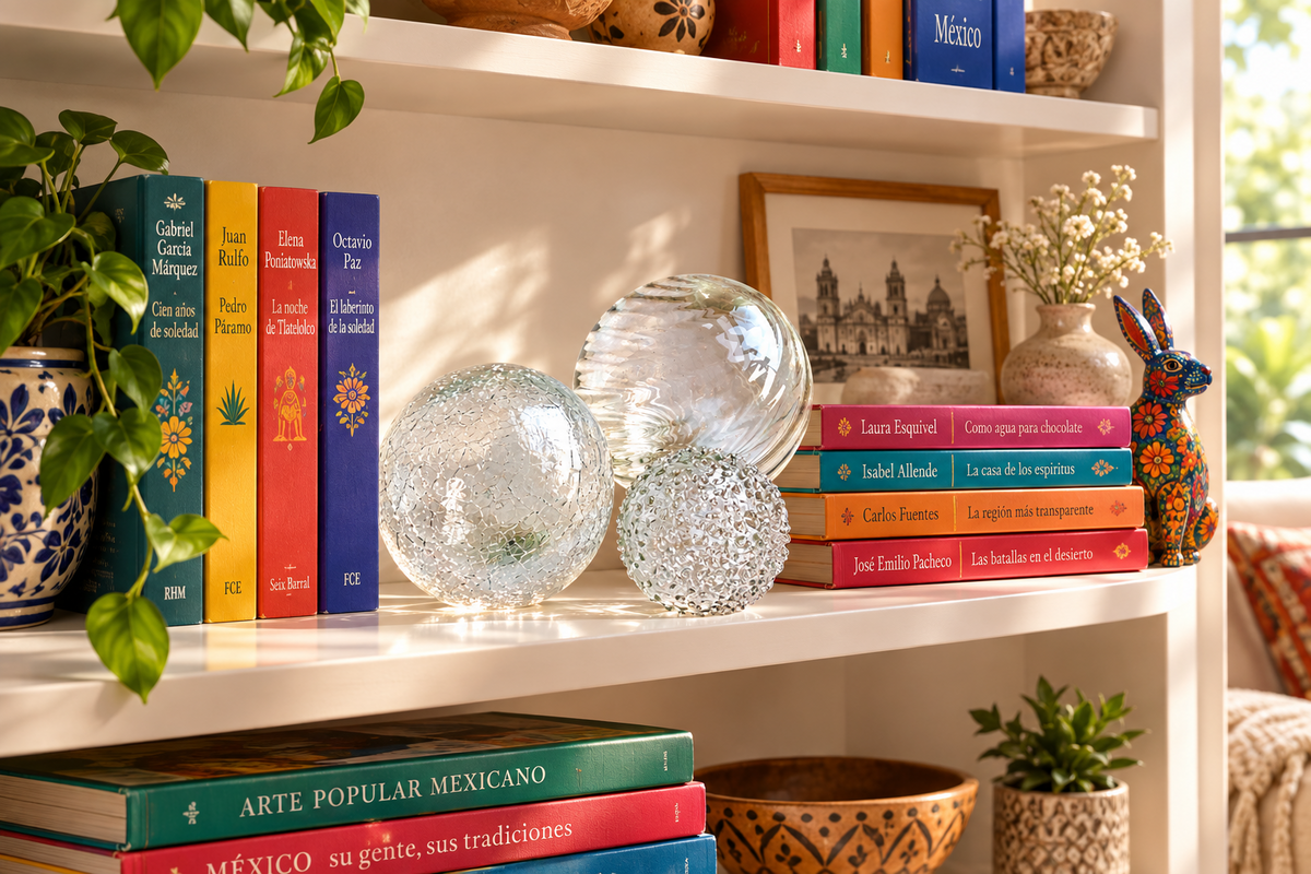 CLEAR Decorative Glass Balls set of 3