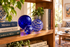 COBALT THREAD Decorative Glass Balls set of 3