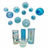 SEAFOAM WALL SPHERES-SET/11