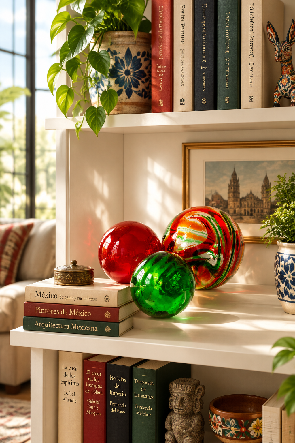 CLASSIC XMAS Decorative Glass Balls set of 3