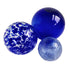 4.5""  CLEAR W/COBALT SPOTS