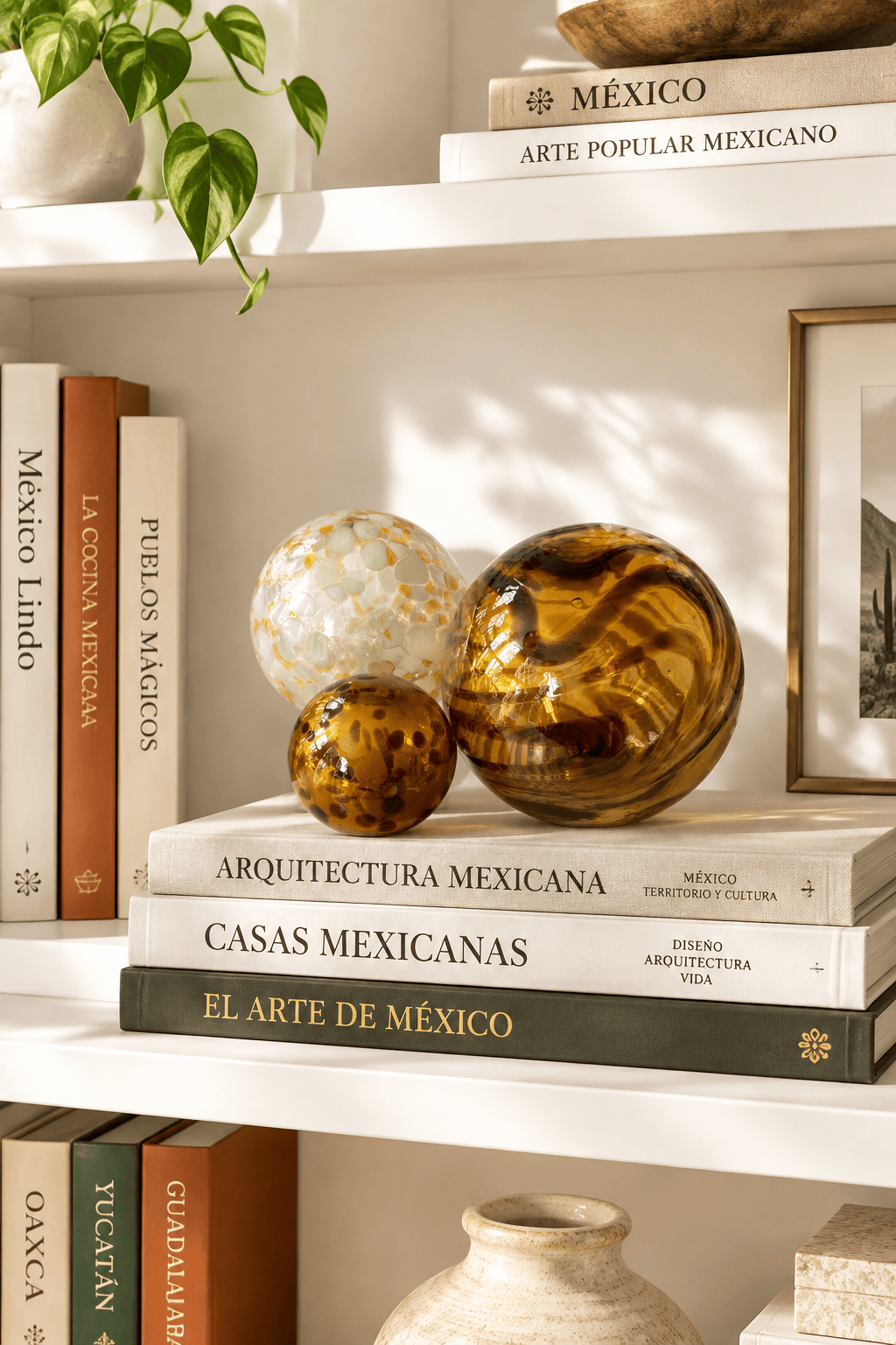 TIGER Decorative Glass Balls set of 3-Worldly Goods Too