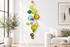 Crackle Decorative Glass Balls, Wall Art Decor-Set/16