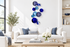 COBALT Decorative Glass Wall Art-10 PC.
