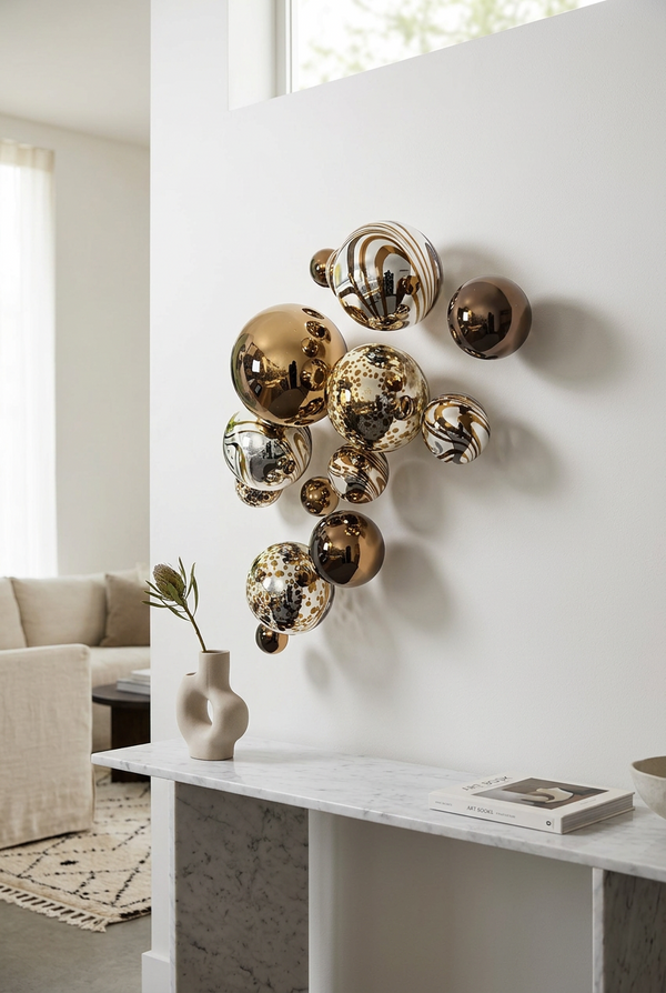 Chocolate Plated Wall Decor-Worldly Goods Too
