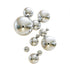 Silver set of 13 Wall Spheres.