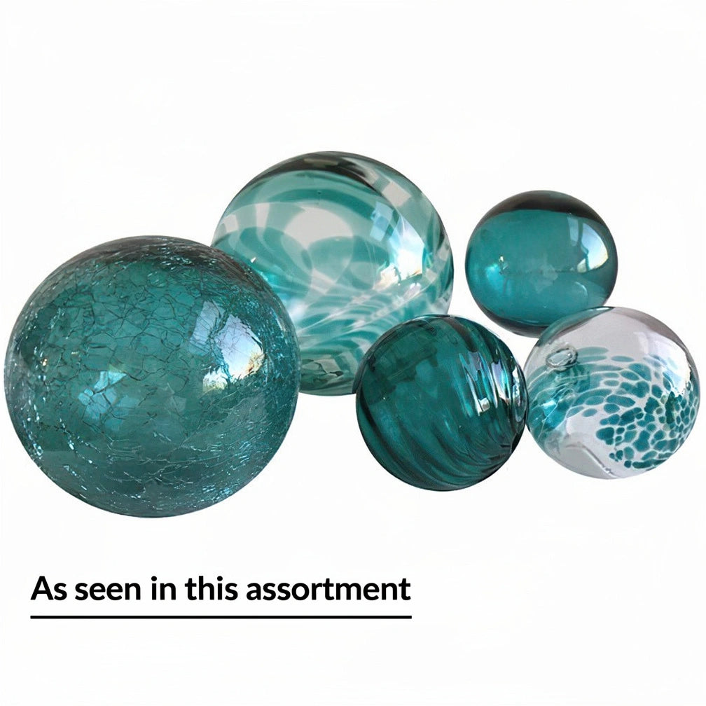 Teal 3-inch Glass Ball