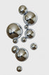 SILVER PLATED WALL SPHERES