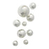 BASIC SILVER WALL SPHERES SET/9