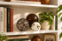 CHOCOLATE COBWEB Decorative Glass Balls set of 3