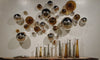 GOLD & SILVER GLASS BALLS Decorative Glass Wall Art - Worldly Goods Too