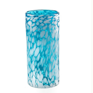 Nuvo Cylinder Vase - Ocean Aqua - Worldly Goods Too