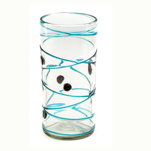 Nuvo Cylinder Vase - Circus Aqua - Worldly Goods Too