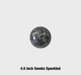 SMOKE PLATED GLASS BALLS WALL SPHERES - Set of 10