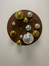 GOLD & SILVER Decorative Glass Wall Art - Worldly Goods Too