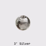 SILVER PLATED WALL SPHERES