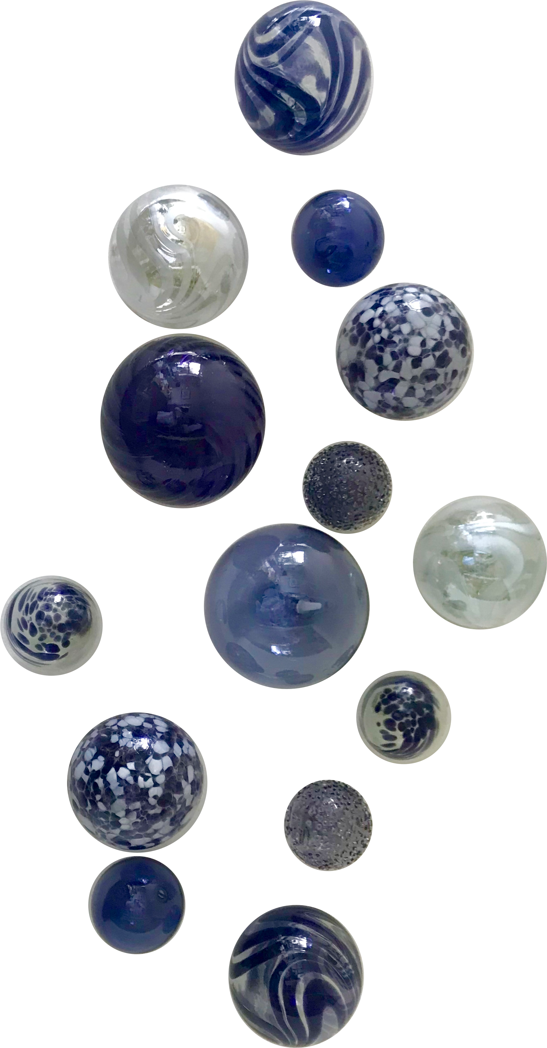 PURPILICIOUS LG. WALL GLASS BALLS SPHERES - Worldly Goods Too
