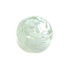 3"  DOT & DASH-WHITE Glass Ball - Worldly Goods Too