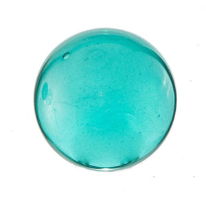 6"  TEAL Glass Ball - Worldly Goods Too