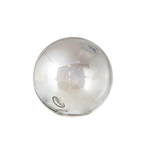 3"  CLEAR LUSTER Glass Ball - Worldly Goods Too