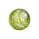 3"  COBWEB-LIME Glass Ball - Worldly Goods Too