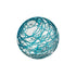 AQUA & WHITE GLASS BALLS WALL SPHERES - Worldly Goods Too