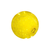 3"  CRACKLE-LEMON Glass Ball - Worldly Goods Too