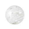 4.5"  PEARL SWIRL Glass Ball - Worldly Goods Too