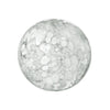 4.5"  SPECKLED-WHITE Glass Ball - Worldly Goods Too