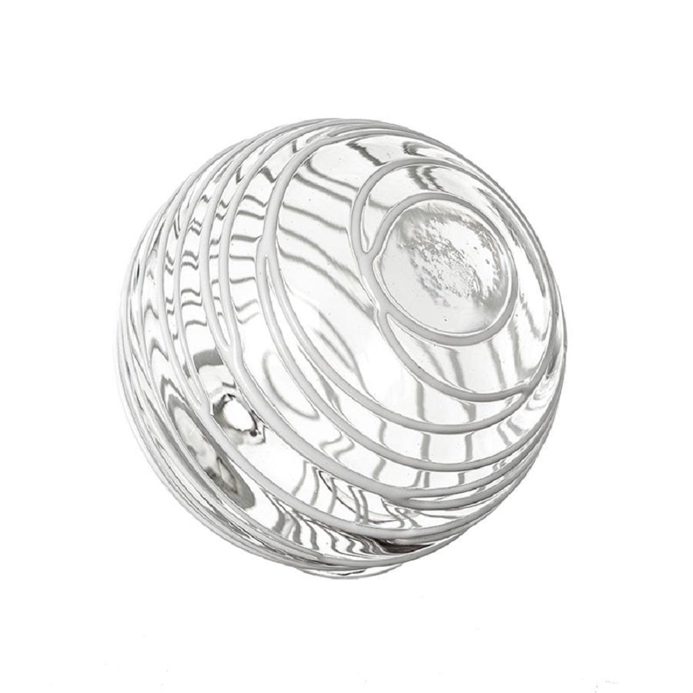 AQUA & WHITE GLASS BALLS WALL SPHERES - Worldly Goods Too