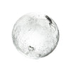 4.5"  CRACKLE-CLEAR Glass Ball - Worldly Goods Too