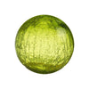 4.5"  CRACKLE-LIME Glass Ball - Worldly Goods Too
