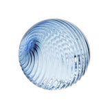 4.5"  TWIRLED-DENIM Glass Ball - Worldly Goods Too