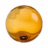 6"  AMBER Glass Ball - Worldly Goods Too